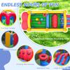Eachup 24FT Commercial Bounce House,100% PVC Inflatable Obstacle Course Bounce House for Big Kids Adult with Dual Racing Slides,Crawl Tunnels, Climbing,Obstacle Great for Party Backyard School Event view 3