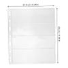 PLAFOPE 20sheets Stamp and Coins Collection Pages Transparent Storage for Money and Collectibles Compatible with Standard Binders for Stamp Lovers and Collectors view 4