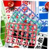 FELTECHELECTR 49pcs Bingo Raffle Game Props for Party Entertainment Easy to Read Numbers Portable Design for Fun Gatherings view 3