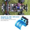 Heat Sink with Cooling Fan, RC Motor Heat Sink 30x30x45mm/1.2x1.2x1.8in Aluminum Alloy Plastic RC Car Motor Part Accessory for 1/10 Scale Electric RC Car (Blue) view 3