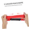 CAXUSD Colors Elastic Tie Ropes Legged Race Game Closure Fun for Outdoor Parties and Team Activities view 4
