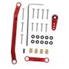 BESTonZON 1set Rc Car Metal Steering Linkage Rod Kit Upgrade for Axial and Stylish Steering Tie Rod for Enhanced Performance Compatible Crawler Cars view 1