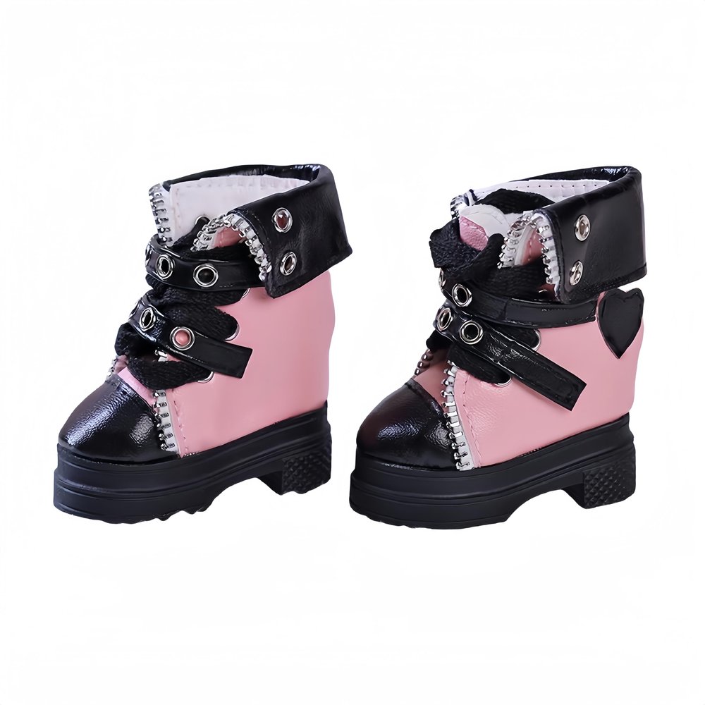 BJD Doll Shoes Carefully Crafted Fashionable Shoes for 1/4 18 inch BJD SD Doll Gifts for Doll Lovers (C)