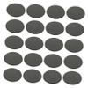 KICHOUSE 20 Plastic Piggy Bank Stopper Covers Round Bottom Covers White Money Saving Box Plug Large Bank Bottom view 1