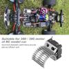 Heat Sink with Cooling Fan, RC Motor Heat Sink 30x30x45mm/1.2x1.2x1.8in Aluminum Alloy Plastic RC Car Motor Part Accessory for 1/10 Scale Electric RC Car (Sliver) view 3