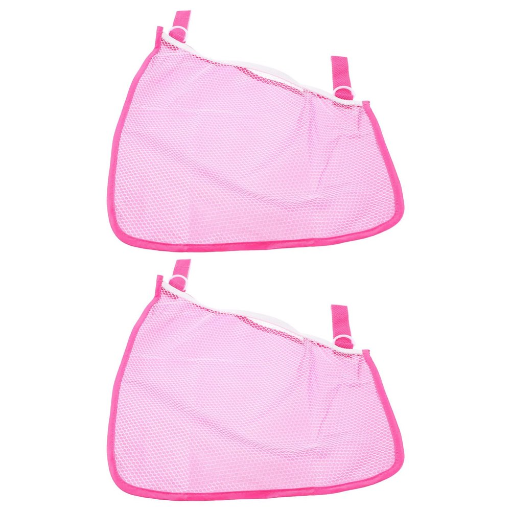 MOBUTOFU 2pcs Practical Stroller Hanging Bag Mesh Storage Pouch for Stroller Sling Easy Access Portable