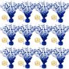 12 Pack Metallic Foil Spray Centerpiece Star Table Decoration Burst Table Centerpieces for Birthday Graduation Wedding Anniversary Holiday Party Supplies Decor, Blue view 1