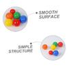 HOOTNEE 100pcs Seamless Lottery Balls Openable Game Balls for Raffle Party Activity Props Game Props view 3