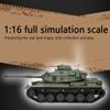ConGamefun RC Tank for Adults,1/16 2.4G RC American M60A3 Main Battle Tank Model Vehicle Model with Lights Sounds (Basic Version/Army Green) view 2