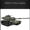 ConGamefun RC Tank for Adults,1/16 2.4G RC American M60A3 Main Battle Tank Model Vehicle Model with Lights Sounds (Basic Version/Army Green) view 4