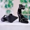 BJD Doll Shoes Beautifully Crafted high Heels for 1/4 18 inch BJD SD Doll Gifts for Doll Lovers (F) view 4