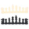 Chess Pieces Plastic Chess Piece Set International Chess Set Black and White Complete Chess Piece Set (Medium King Height 64mm) view 2