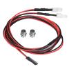 2PCS 5mm Headlight RC Accessories LED Lights for 1/10 Model Drift Car Vehicle (No. 12 Light red Light) view 3