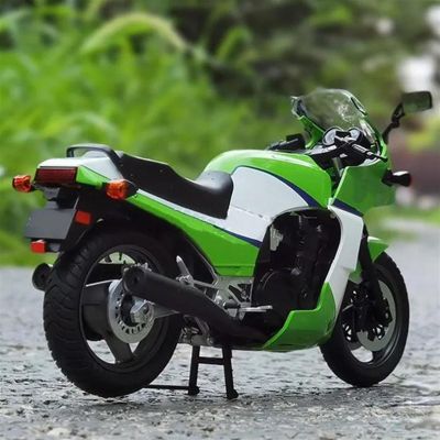Collection Motorcycle Simulation Diecast Model Collection Gift 1/12 for Kawasaki for Ninja GPZ900R(Green)