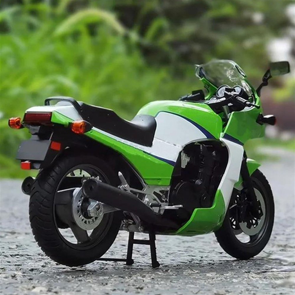 Collection Motorcycle Simulation Diecast Model Collection Gift 1/12 for Kawasaki for Ninja GPZ900R(Green)