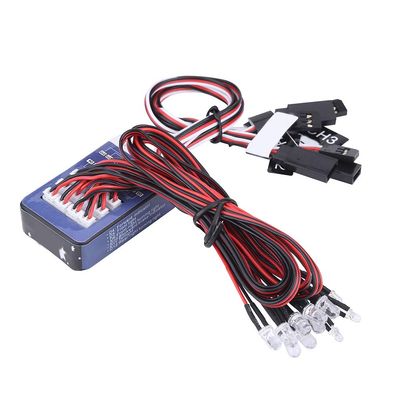 12 LED RC Flashing Light Lighting System Kit Simulation Flashing Lights for 1/10 1/8 RC Car Truck Crawler
