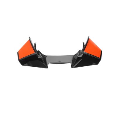 GZDLMoto Fairing Fixed Wind Wing for KTM RC390 RC16 RC8C 2014 2015 2016 2017 2018 2019 2020 2021 Orange Motorcycle Modified Aerodynamic Winglets fins Side Spoiler Black (Glossy Black Orange)