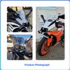 GZDLMoto Fairing Fixed Wind Wing for KTM RC390 RC16 RC8C 2014 2015 2016 2017 2018 2019 2020 2021 Orange Motorcycle Modified Aerodynamic Winglets fins Side Spoiler Black (Glossy Black Orange) view 3