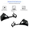 GZDLMoto Fairing Fixed Wind Wing for KTM RC390 RC16 RC8C 2014 2015 2016 2017 2018 2019 2020 2021 Orange Motorcycle Modified Aerodynamic Winglets fins Side Spoiler Black (Glossy Black Orange) view 4
