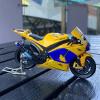 Collection 1/18 for Y-AMAHA M1 Motorcycle Yellow Blue Model Collection Simulation Diecasts Gifts view 1