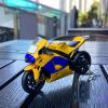 Collection 1/18 for Y-AMAHA M1 Motorcycle Yellow Blue Model Collection Simulation Diecasts Gifts view 2