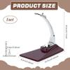 FINGERINSPIRE Model Plane Display Stand(No Plane) 5.6x3x5.7inch Coconut Brown Plastic Aircraft Model Storage Stand Metal Display Rod Without Airplane for 30-50cm Model Aircraft view 2