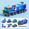 Vilbocr Police Car Toy Building Set for Kids Ages 5-12 | 147-Piece Construction Toy with Moving Wheels Car Chase Adventure Playset view 2