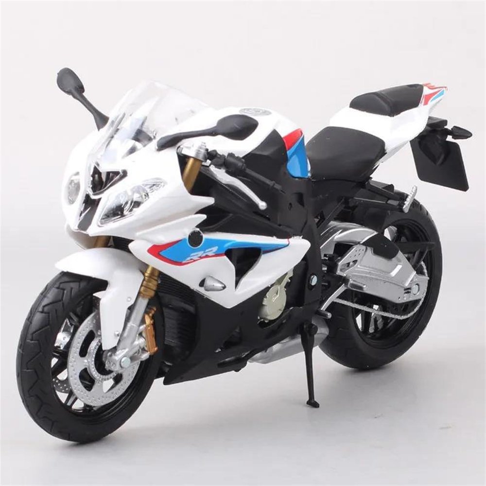 Collection Motorcycle Simulation Diecast Model Collection Gift 1:12 for S 1000 RR S1000RR 2009(Blue)