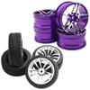 12mm Hex Wheel Rims & Rubber Tires & Metal Wheel Rims RC 12mm Hex Hubs 1/10 RC Drift On-Road Racing Touring Wheel Rim view 1
