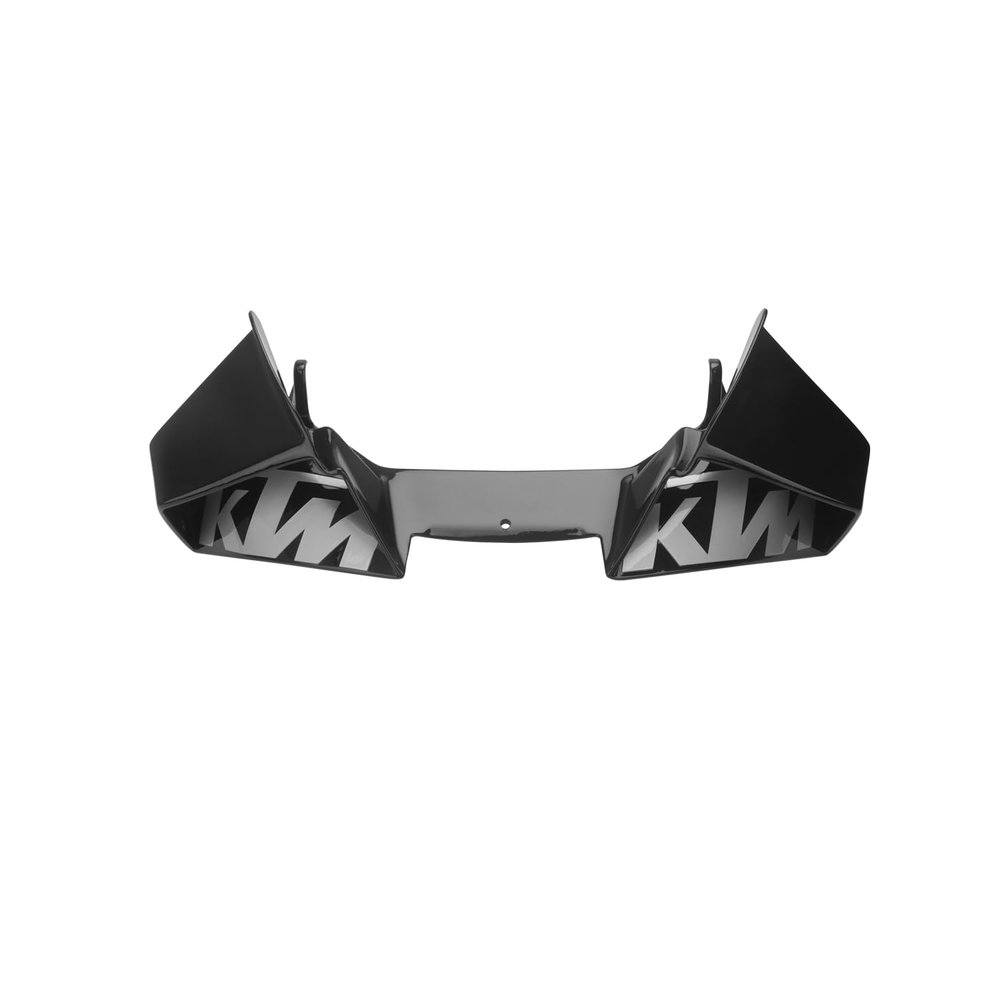 GZDLMoto Fairing Fixed Wind Wing for KTM RC390 RC16 RC8C 2014 2015 2016 2017 2018 2019 2020 2021 Motorcycle Modified Aerodynamic Winglets fins Side Spoiler Black (Black with Stickers)