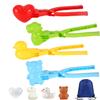 4 Packs Snowball Maker, Snow Ball Toys Games with Handle for Kids Outdoor Indoor Winter Snowball Fight Maker Tool Clip Beach Toy view 1