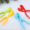 4 Packs Snowball Maker, Snow Ball Toys Games with Handle for Kids Outdoor Indoor Winter Snowball Fight Maker Tool Clip Beach Toy view 2