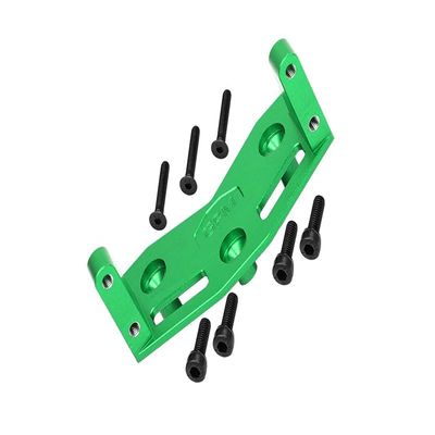 1/5 Standard Aluminum 7075 Alloy Steering Servo Mount Plate for Losi 1:8 LMT Solid Axle Monster Truck-LOS04021 LOS04022 / LMT Solid Axle Mega Truck-LOS04024 / 1:10 TLR Tuned LMT Kit-LOS04027 - Green