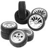 12mm Hex Wheel Rims & Rubber Tires & Nylon Wheel Rims with Rubber Tire RC 12mm Hex view 1
