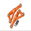 Aluminum 7075 Alloy Front Upper Suspension Arms for Traxxas 1/10 4-Tec Drift Ford Mustang RWD Drift Car RTR 105237-4 Upgrades - Orange view 1