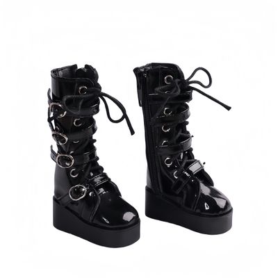 BJD Doll Shoes Carefully Crafted Fashionable Martin Boots for 1/4 18 inch BJD SD Doll Gifts for Doll Lovers (E)
