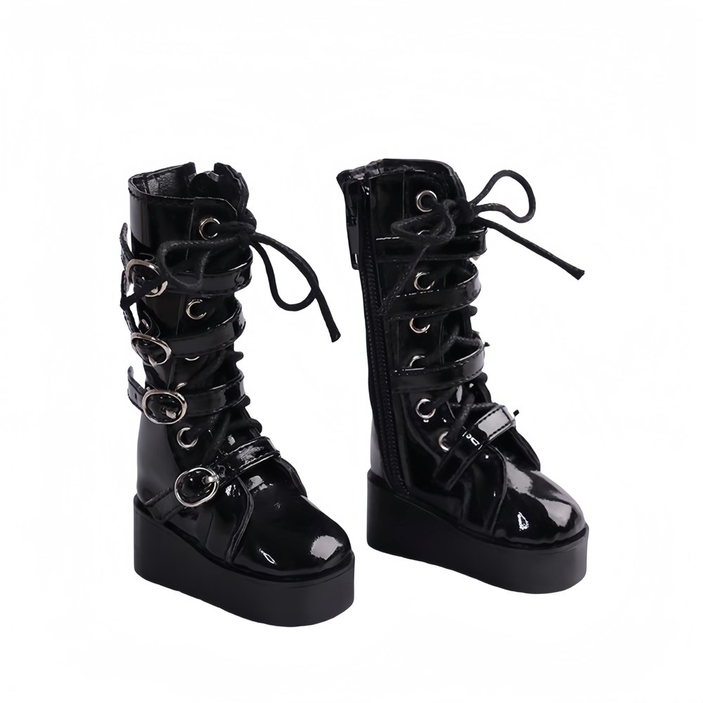 BJD Doll Shoes Carefully Crafted Fashionable Martin Boots for 1/4 18 inch BJD SD Doll Gifts for Doll Lovers (E)