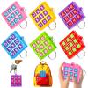 24PCS Tic Tac Toe Game Birthday Party Favors Goodie Bags Easter Basket Stuffers for Kids 4-8 8-12 Classroom Treasure Chest Carnival Prize Box Toys Bulk Keychain Pinata Filler Return Gifts for Girl Boy view 1