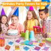 24PCS Tic Tac Toe Game Birthday Party Favors Goodie Bags Easter Basket Stuffers for Kids 4-8 8-12 Classroom Treasure Chest Carnival Prize Box Toys Bulk Keychain Pinata Filler Return Gifts for Girl Boy view 3