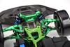 Aluminum 7075 Alloy Front Upper Suspension Arms for Traxxas 1/10 4-Tec Drift Ford Mustang RWD Drift Car RTR 105237-4 Upgrades - Black view 4
