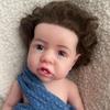 13 Inch Reborn Dolls Full Body Silicone Baby Girl Doll with Hair, Lifelike Newborn Baby Dolls for Children and Collectors view 2