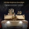 URFunModel 1/16 RC Tank for Adults, Remote Control Tank That Shoots BBS, 2.4G RC USA M1A2 SEP V2 Main Battle Tank, RC Military Vehicle Tank with Light Sound Smoke, RC Army Tank Toy Gift view 3