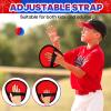 PINjiaju Toss and Catch Ball Game Set,Fun Velcro Ball and Catch Game Outdoor Toys for Kids Ages 3 4 5 6 7 8, Outside Yard Pool Beach Toddler Baseball Glove for Boys Girls Birthday view 4