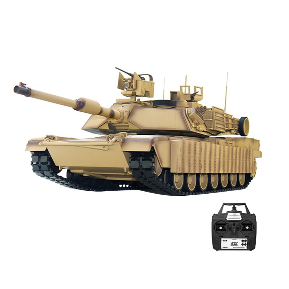 OBIOCKIDAY 1/16 Remote Control Tank for Adults, USA M1A2 SEP V2 RC Tank That Shoots BBS, 2.4G RC Main Battle Tank, RC Military Vehicle Tank with Light Sound Smoke, RC Army Tank Toy Gift