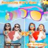24Pack Kids Sunglasses Bulk Party Favors for Kids 4-8 Neon Toddler Sunglasses Goodie Bag Stuffer Summer UV400 Protection Classroom Prizes Outdoor Pool Birthday Party Supplier Class Prizes Box Gifts view 4