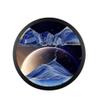 17.3'' Moving Sand Art Decor, Sand Art Wall Mounted Rotate Sculpture, 3D Sand Art Liquid Motion 360 Wall Mounted Sand Painting Art Living Room Decoration,Relaxing Mood Home Office Work Decor(B) view 1