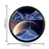 17.3'' Moving Sand Art Decor, Sand Art Wall Mounted Rotate Sculpture, 3D Sand Art Liquid Motion 360 Wall Mounted Sand Painting Art Living Room Decoration,Relaxing Mood Home Office Work Decor(B) view 3