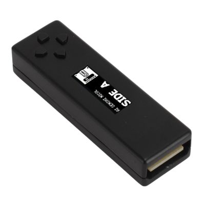 ASHATA FDSkey Disk Emulator with OLED Screen, Plug and Play, Support Hot Swappable, More Than 300 Games for AV FC Console, Made of ABS, Large Operating Room (Black)