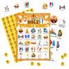 HMJKL Bible Stories Bingo Game, Christian Sunday Church Bingo Cards Set, Birthday Party Bingo Supplies for Adults, Family Open Day Vacation Activities Favors Decorations for 24 Player, 01 view 1