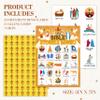 HMJKL Bible Stories Bingo Game, Christian Sunday Church Bingo Cards Set, Birthday Party Bingo Supplies for Adults, Family Open Day Vacation Activities Favors Decorations for 24 Player, 01 view 2